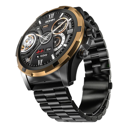 R-014 LUXE Smart Watch Amoled + AOD display | HD resolution | Luxury stainless steel built