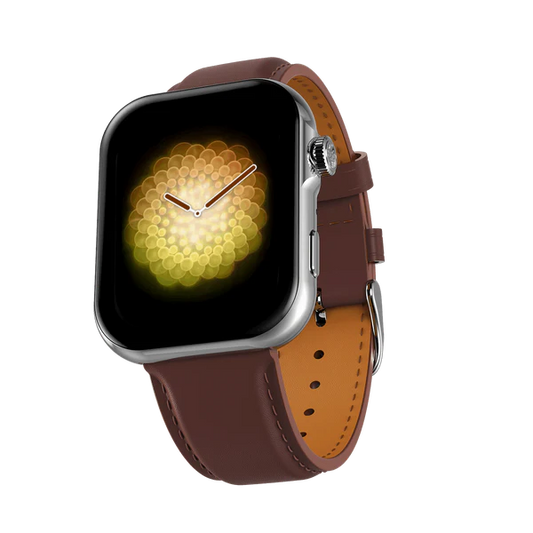 R-09 Ultra Smart Watch Faux Leather | Amoled Display